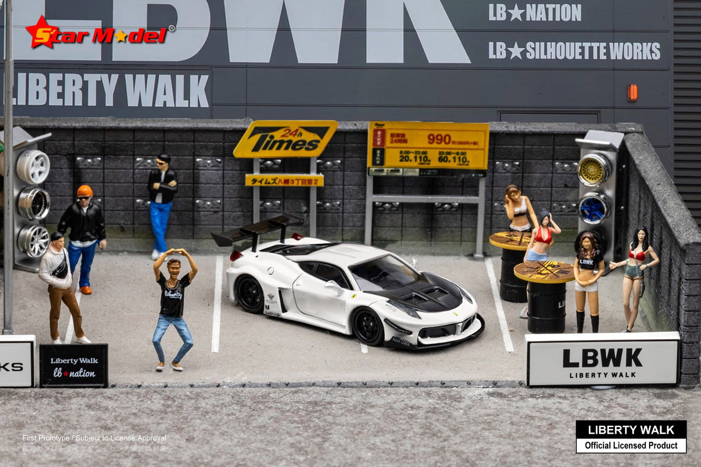 [ PREORDER ] Star Model 1/64 - LB-Silhouette Works 458 GT diecast model - White ordinary - MODEL CAR UKMODEL CAR#INNO64##TARMAC##diecast_model#