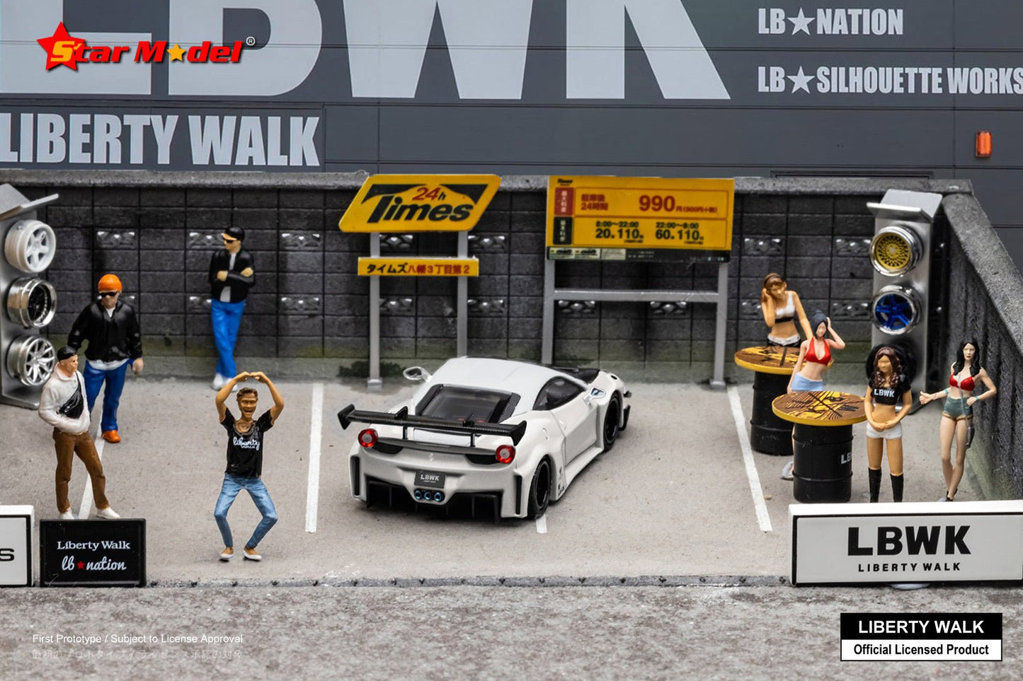 [ PREORDER ] Star Model 1/64 - LB-Silhouette Works 458 GT diecast model - White ordinary - MODEL CAR UKMODEL CAR#INNO64##TARMAC##diecast_model#