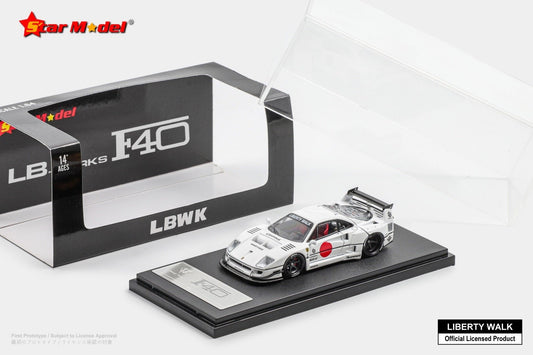 [ PREORDER ] Star Model - 1:64 LBWK Licensed LB - Works F40 diecast model car - White - MODEL CARS UKMODEL CAR#INNO64##TARMAC##diecast_model#