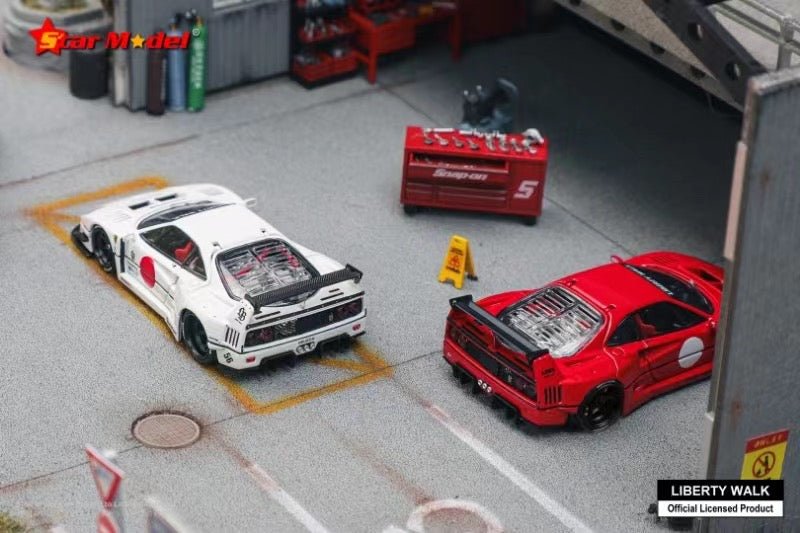 [ PREORDER ] Star Model - 1:64 LBWK Licensed LB - Works F40 diecast model car - White - MODEL CARS UKMODEL CAR#INNO64##TARMAC##diecast_model#