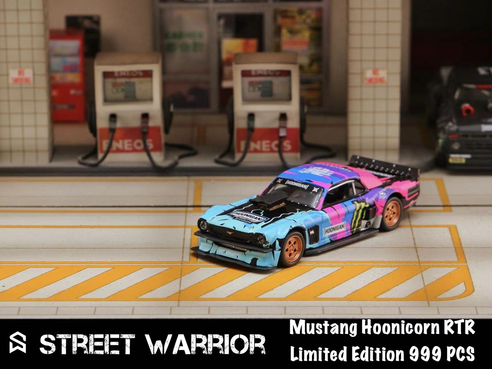 [PREORDER] Street Weapon SW - 1/64 1965 Mustang Hoonicorn RTR Los Angeles Monster Diecast model car - MODEL CAR UKMODEL CAR#INNO64##TARMAC##diecast_model#