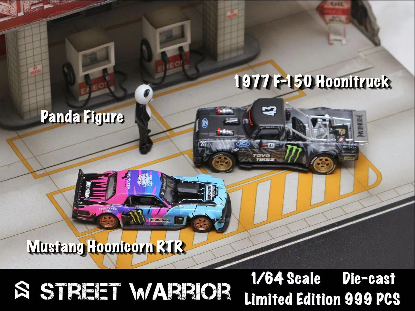 [PREORDER] Street Weapon SW - 1/64 1965 Mustang Hoonicorn RTR Los Angeles Monster Diecast model car - MODEL CAR UKMODEL CAR#INNO64##TARMAC##diecast_model#