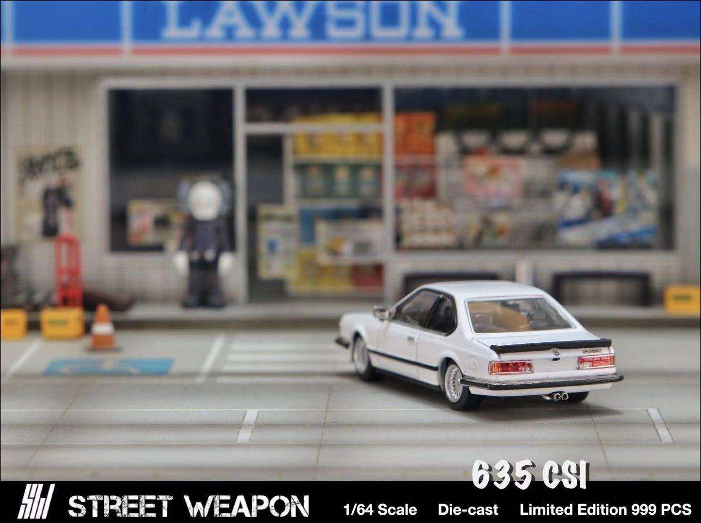 [PREORDER] Street Weapon SW - 1/64 BMW E24 635 CSI white diecast model. - MODEL CAR UKMODEL CAR#INNO64##TARMAC##diecast_model#