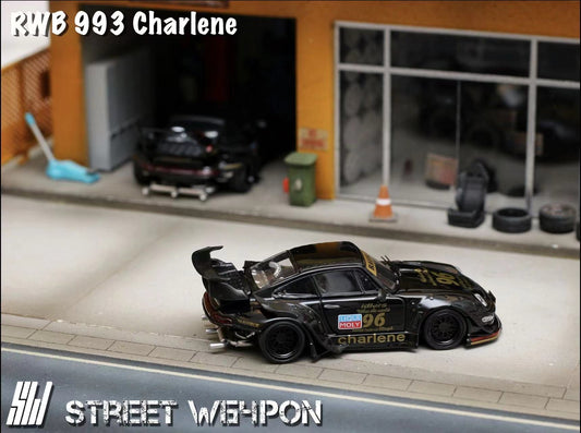 [ PREORDER ] STREET WEAPON SW - 1/64 PORSCHE RWB 993 diecast model - Charlene livery Ducktail - MODEL CARS UKMODEL CAR#INNO64##TARMAC##diecast_model#