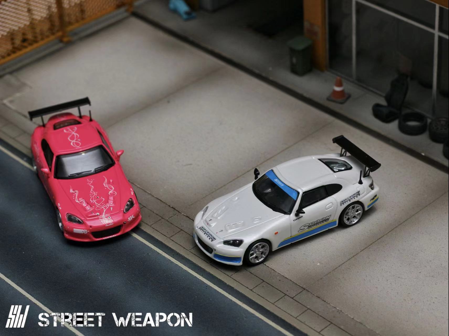 [ PREORDER ] STREET WEAPON SW - 1/64 S2000 Fast & Furious Pink - MODEL CARS UKMODEL CAR#INNO64##TARMAC##diecast_model#