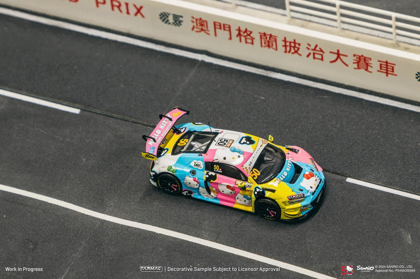 [PREORDER] Tarmac Works - 1/64 AUDI R8 LMS GT3 EVO II MACAU GT CUP FIA GT WORLD CUP 2023 MODEL CAR WITH CARDS COMBO SET (T64 - 043 - 23MGP50) - MODEL CARS UKMODEL CAR#INNO64##TARMAC##diecast_model#