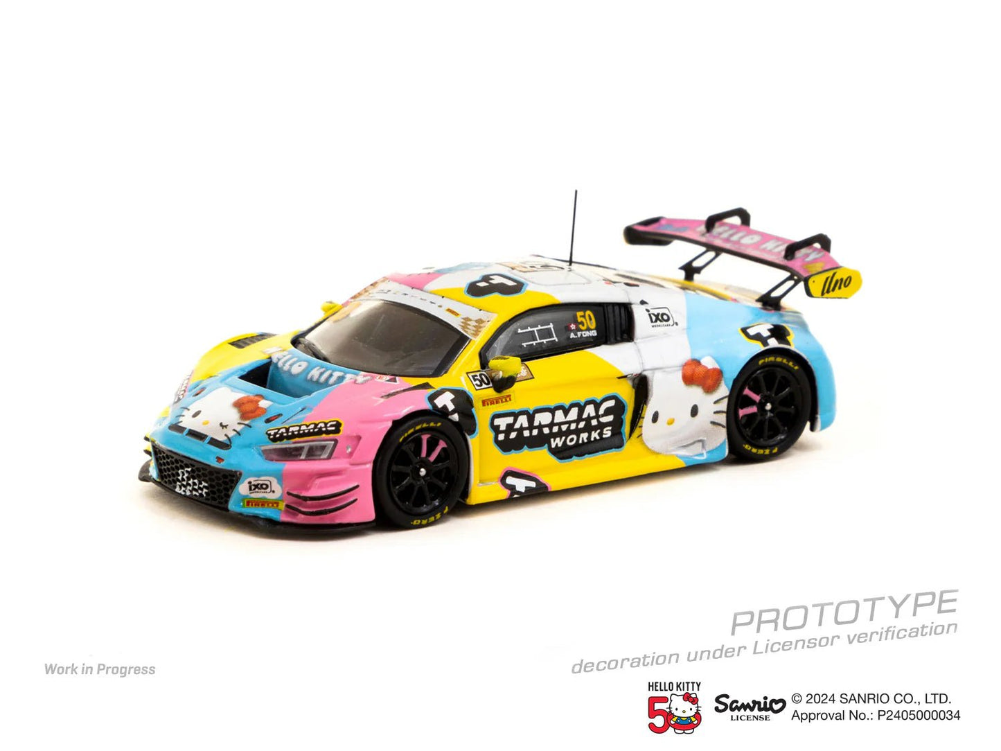 [PREORDER] Tarmac Works - 1/64 AUDI R8 LMS GT3 EVO II MACAU GT CUP FIA GT WORLD CUP 2023 MODEL CAR WITH CARDS COMBO SET (T64 - 043 - 23MGP50) - MODEL CARS UKMODEL CAR#INNO64##TARMAC##diecast_model#