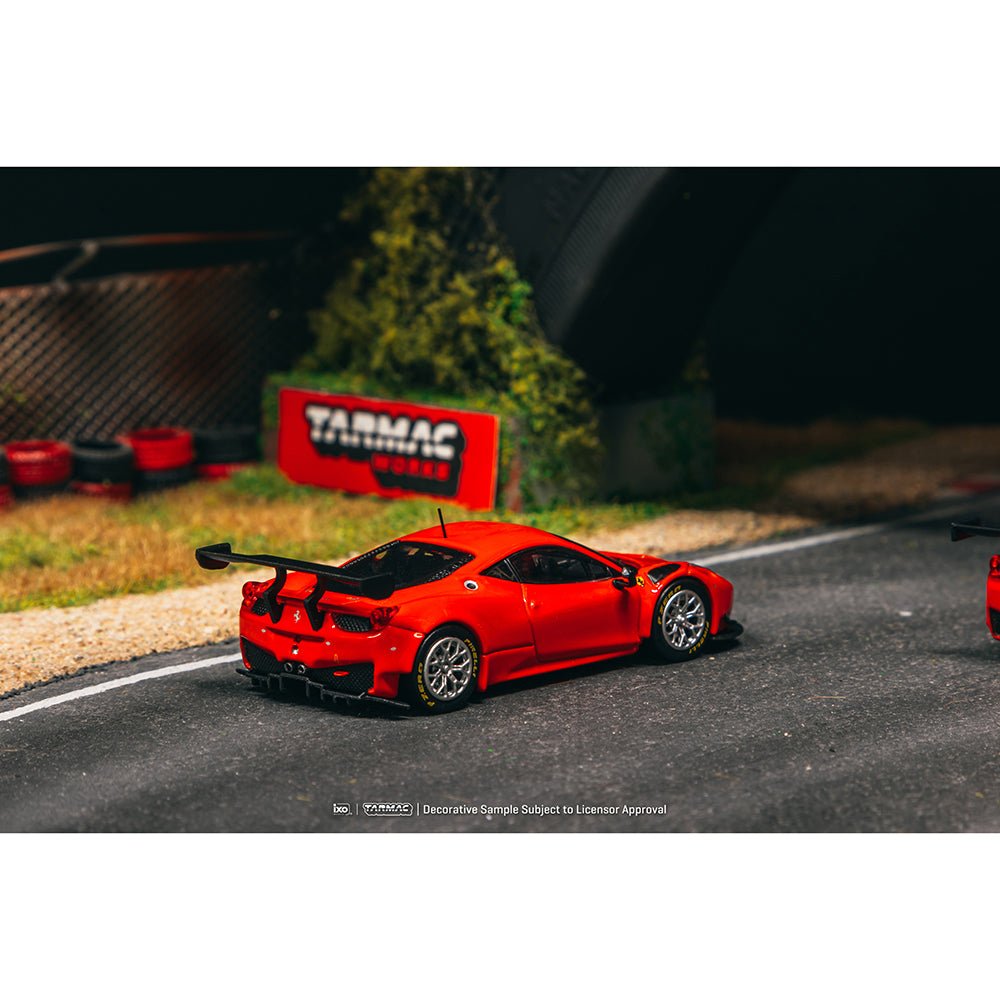 [PREORDER] Tarmac Works - 1/64 Ferrari 458 Italia GT3 Red Diecast Scale Model Car - T64R - 074 - RE - MODEL CARS UKMODEL CAR#INNO64##TARMAC##diecast_model#