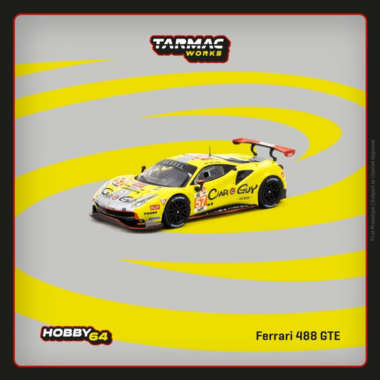 [PREORDER] Tarmac Works - 1/64 Ferrari 488 GTE 24h of Le Mans 2023 DIECAST SCALE MODEL CAR - T64 - 071 - 23LM57 - MODEL CARS UKMODEL CAR#INNO64##TARMAC##diecast_model#