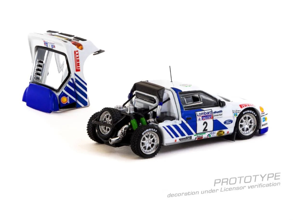 [PREORDER] Tarmac Works - 1/64 Ford RS200 Lombard RAC Rally 1986 Stig Blomqvist / Bruno Berglund DIECAST SCALE MODEL CAR - T64P - 001 - 86RAC02 - MODEL CARS UKMODEL CAR#INNO64##TARMAC##diecast_model#