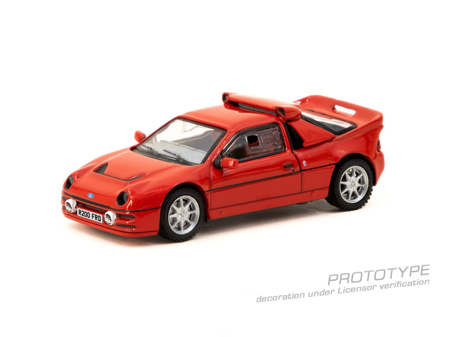 [PREORDER] Tarmac Works - 1/64 FORD RS200 RED DIECAST SCALE MODEL CAR (T64PR - 001 - RE) - MODEL CARS UKMODEL CAR#INNO64##TARMAC##diecast_model#