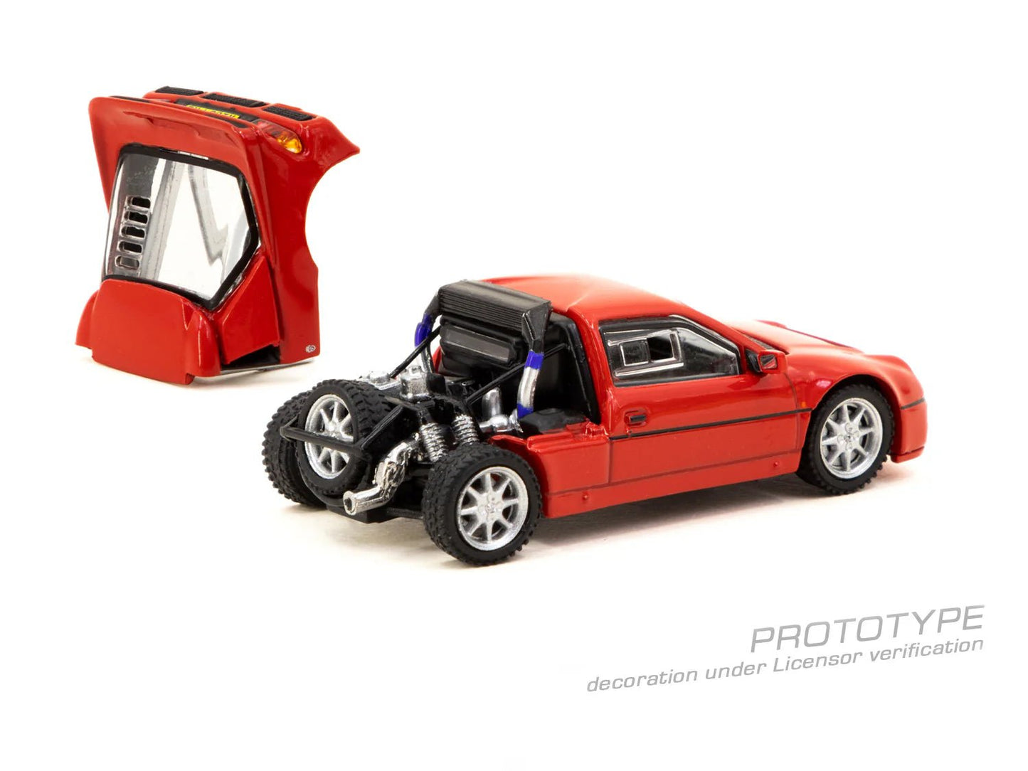 [PREORDER] Tarmac Works - 1/64 FORD RS200 RED DIECAST SCALE MODEL CAR (T64PR - 001 - RE) - MODEL CARS UKMODEL CAR#INNO64##TARMAC##diecast_model#