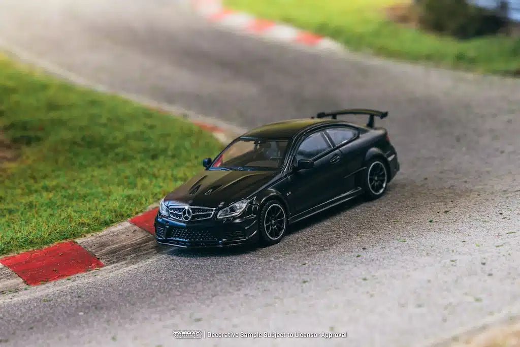 [PREORDER] Tarmac Works - 1/64 Mercedes - Benz C 63 AMG Coupé Black Series Matte Black DIECAST SCALE MODEL CAR - T64G - 009 - MB - MODEL CARS UKMODEL CAR#INNO64##TARMAC##diecast_model#