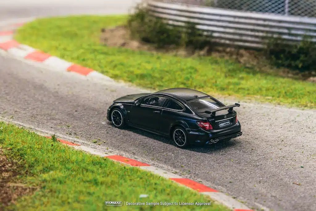 [PREORDER] Tarmac Works - 1/64 Mercedes - Benz C 63 AMG Coupé Black Series Matte Black DIECAST SCALE MODEL CAR - T64G - 009 - MB - MODEL CARS UKMODEL CAR#INNO64##TARMAC##diecast_model#