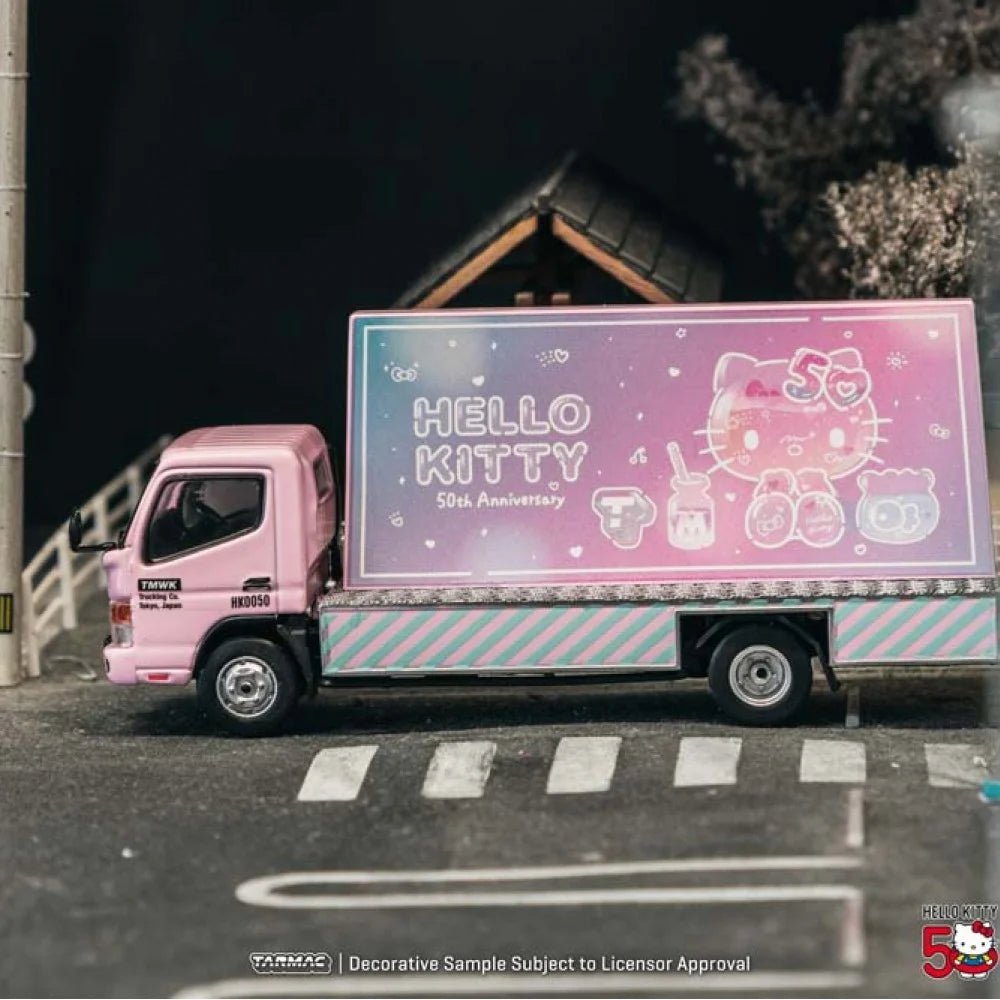 [PREORDER] Tarmac Works - 1/64 Mitsubishi Fuso Canter Hello Kitty Billboard DIECAST SCALE MODEL CAR - T64T - TL002 - HK - MODEL CARS UKMODEL CAR#INNO64##TARMAC##diecast_model#