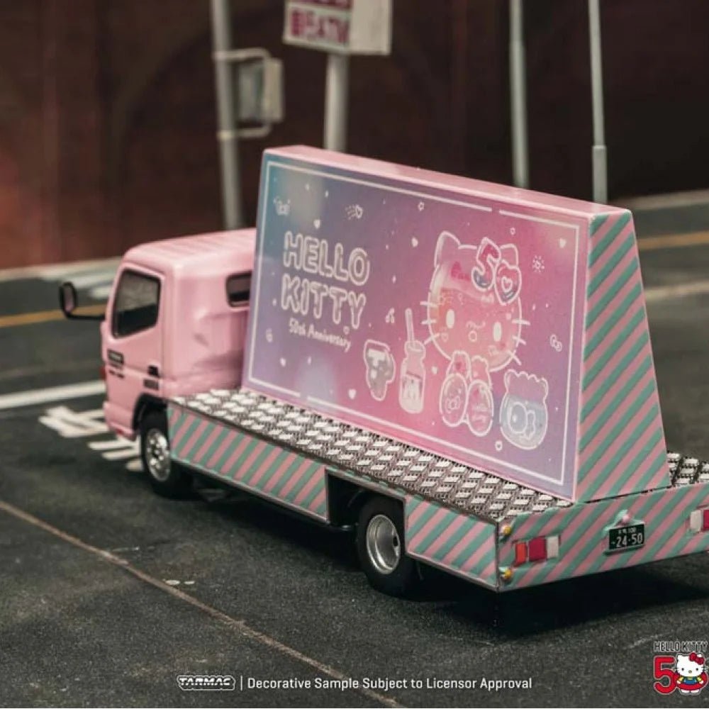 [PREORDER] Tarmac Works - 1/64 Mitsubishi Fuso Canter Hello Kitty Billboard DIECAST SCALE MODEL CAR - T64T - TL002 - HK - MODEL CARS UKMODEL CAR#INNO64##TARMAC##diecast_model#