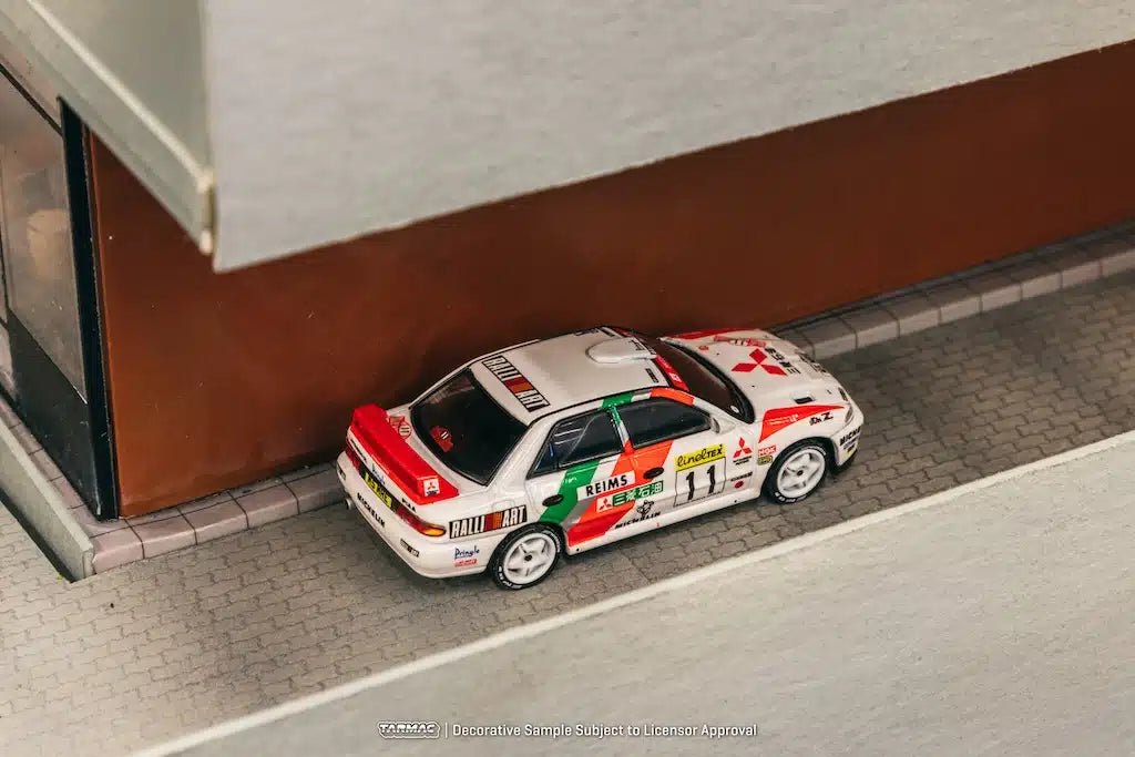 [PREORDER] Tarmac Works - 1/64 Mitsubishi Lancer GSR Evolution II Rallye Monte - Carlo 1995T. Mäkinen / S. Harjanne DIECAST SCALE MODEL CAR - T64G - 049 - 95MCR11 - MODEL CARS UKMODEL CAR#INNO64##TARMAC##diecast_model#