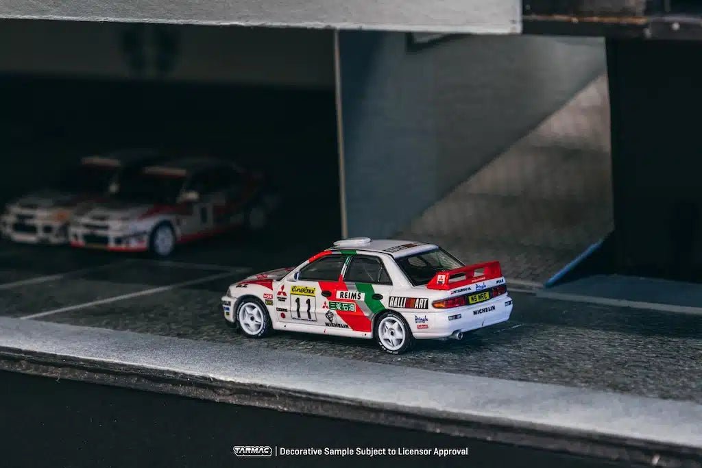 [PREORDER] Tarmac Works - 1/64 Mitsubishi Lancer GSR Evolution II Rallye Monte - Carlo 1995T. Mäkinen / S. Harjanne DIECAST SCALE MODEL CAR - T64G - 049 - 95MCR11 - MODEL CARS UKMODEL CAR#INNO64##TARMAC##diecast_model#