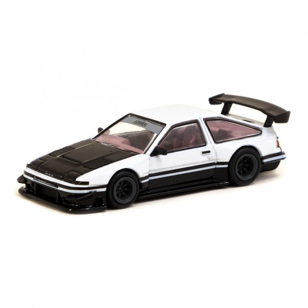 [PREORDER] Tarmac Works - 1/64 Toyota Sprinter Trueno AE86 Widebody by Jon Sibal White Black w/ Trading Cards Combo Set DIECAST SCALE MODEL CAR - T64G - 060 - WB - MODEL CARS UKMODEL CAR#INNO64##TARMAC##diecast_model#