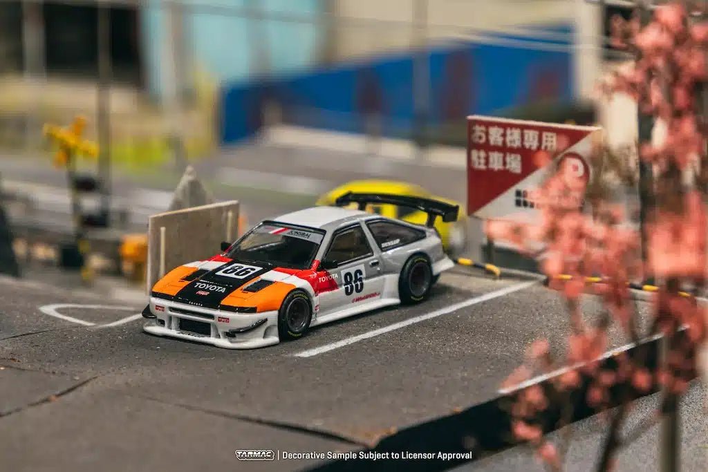 [PREORDER] Tarmac Works - 1/64 Toyota Sprinter Trueno AE86 Widebody DIECAST SCALE MODEL CAR - T64G - 060 - TRD - MODEL CARS UKMODEL CAR#INNO64##TARMAC##diecast_model#