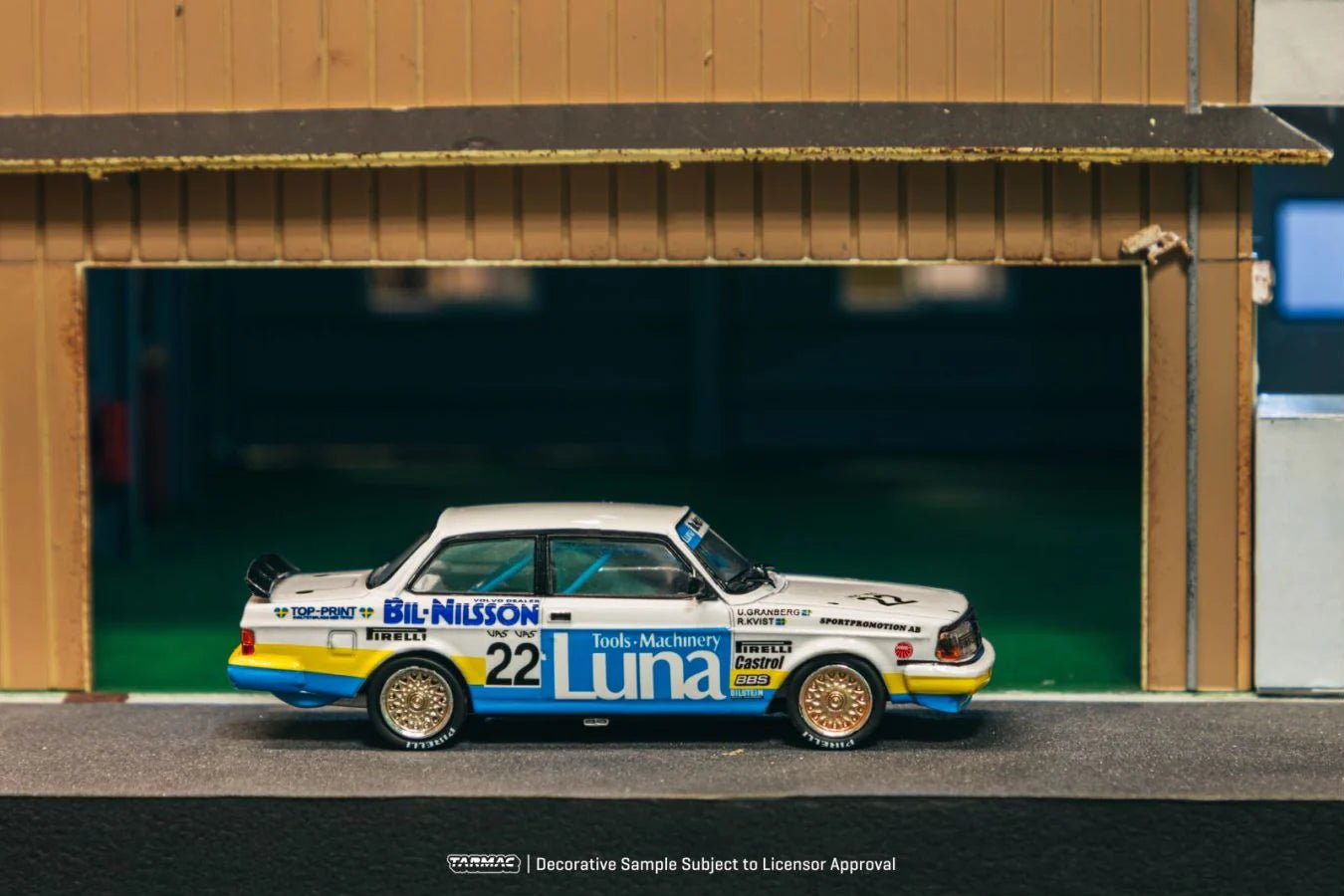 [PREORDER] Tarmac Works - 1/64 VOLVO 240 TURBO ETCC ZOLDER 1984 WINNER DIECAST SCALE MODEL CAR - T64 - 050 - 84ETC22 - MODEL CARS UKMODEL CAR#INNO64##TARMAC##diecast_model#