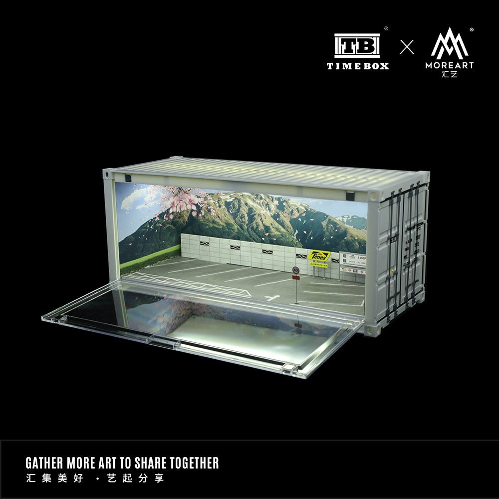 [PREORDER] Time Box & MoreArt - 1/64 INITIAL D CONTAINER SCENARIO MODEL DIORAMA - TB400201 - MODEL CARS UKDIORAMA#INNO64##TARMAC##diecast_model#