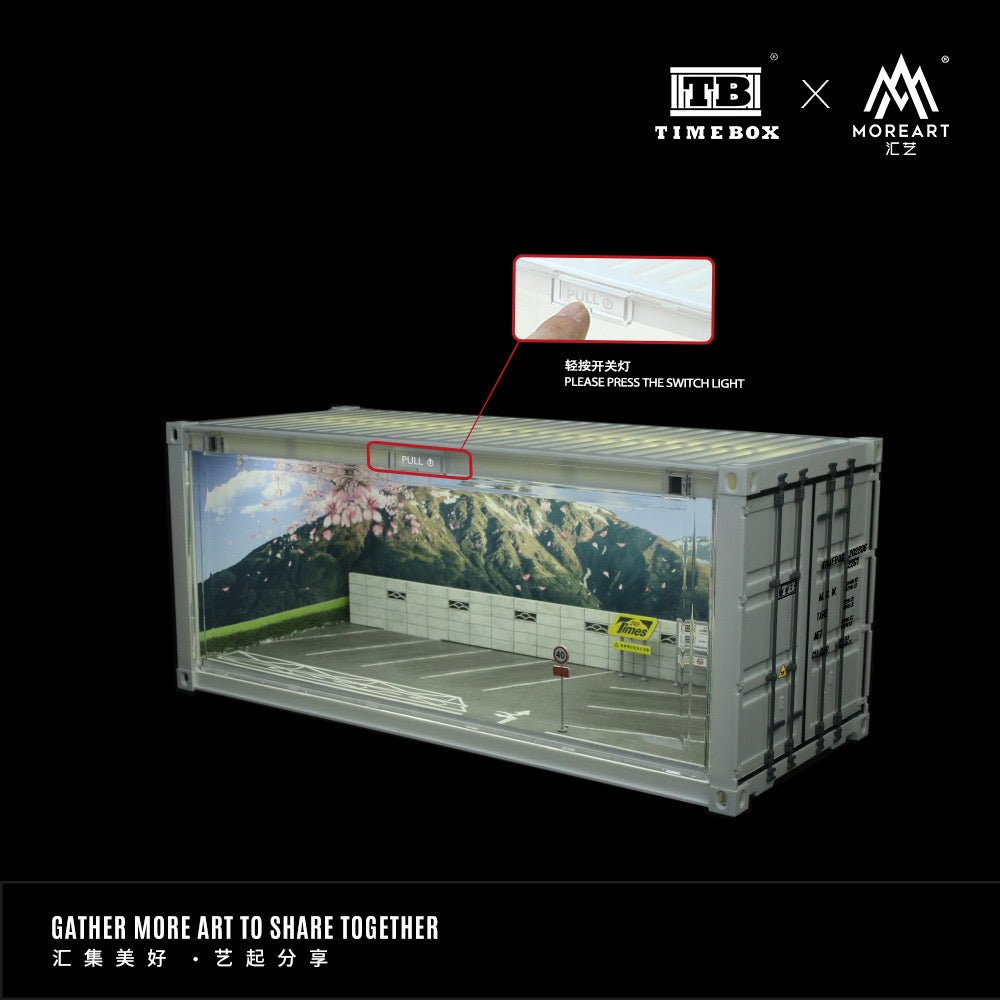 [PREORDER] Time Box & MoreArt - 1/64 INITIAL D CONTAINER SCENARIO MODEL DIORAMA - TB400201 - MODEL CARS UKDIORAMA#INNO64##TARMAC##diecast_model#