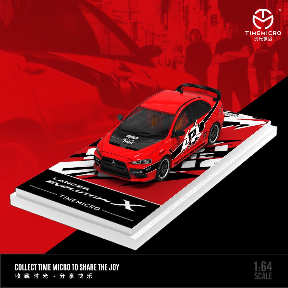 [PREORDER] TimeMicro 1/64 - F&F Lancer EVO X diecast model - RED - MODEL CAR UKMODEL CAR#INNO64##TARMAC##diecast_model#