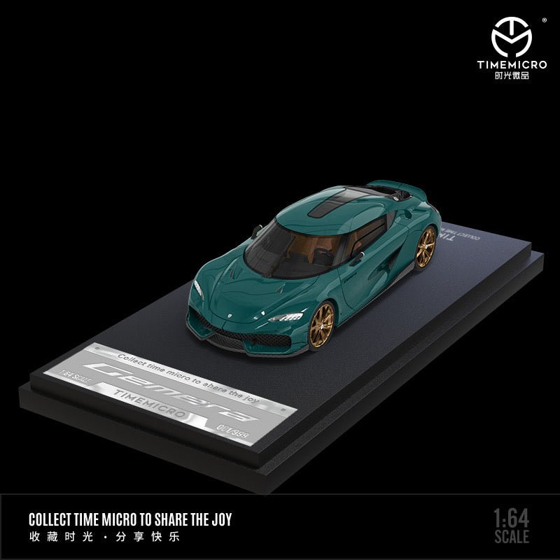 [ PREORDER ] TimeMicro - 1:64 Koenigsegg Gemera diecast model car - green - TM800303 - MODEL CARS UKMODEL CAR#INNO64##TARMAC##diecast_model#