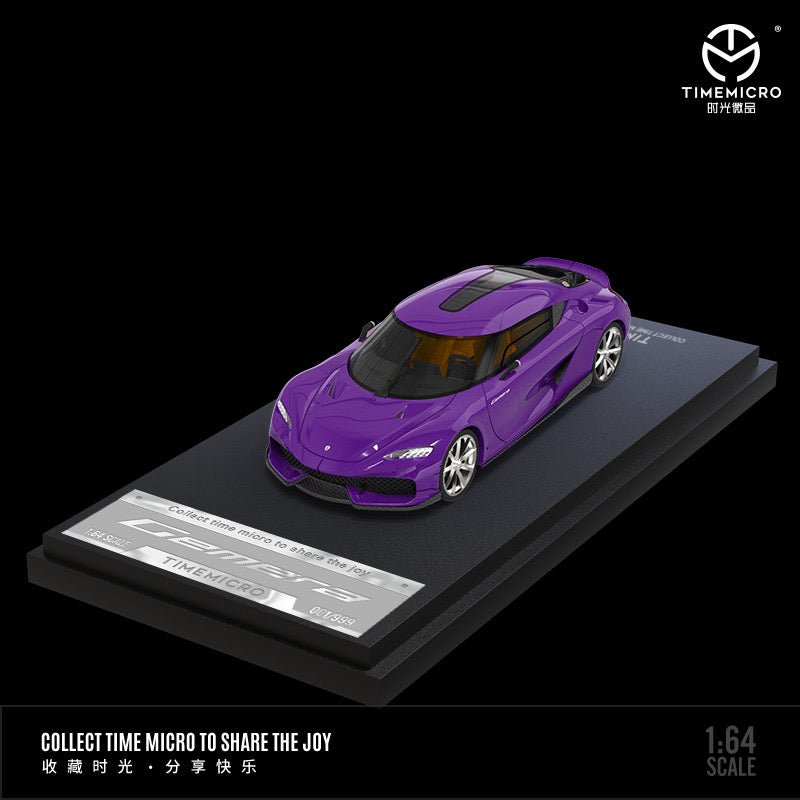 [ PREORDER ] TimeMicro - 1:64 Koenigsegg Gemera diecast model car - purple - TM800301 - MODEL CARS UKMODEL CAR#INNO64##TARMAC##diecast_model#