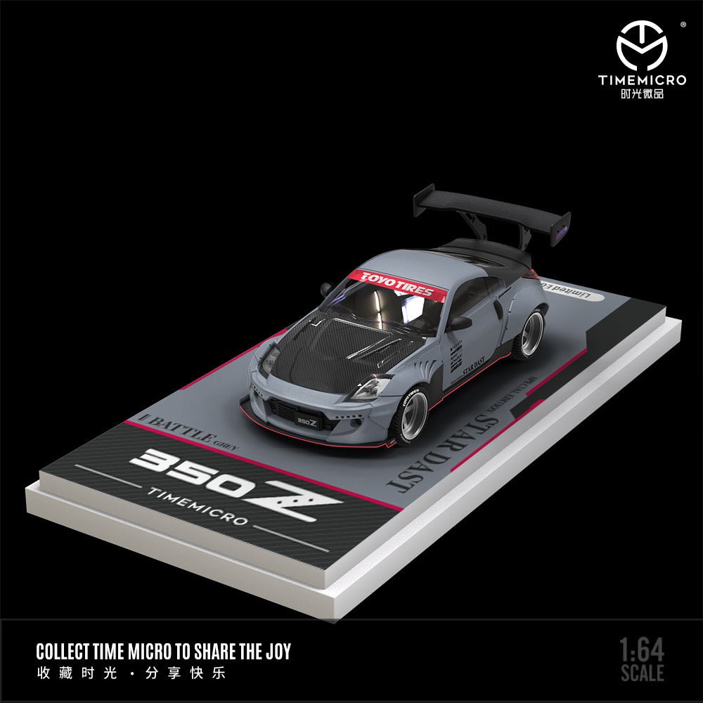 [PREORDER] TimeMicro 1/64 - Nissan 350Z diecast model - Fighter Grey - MODEL CAR UKMODEL CAR#INNO64##TARMAC##diecast_model#