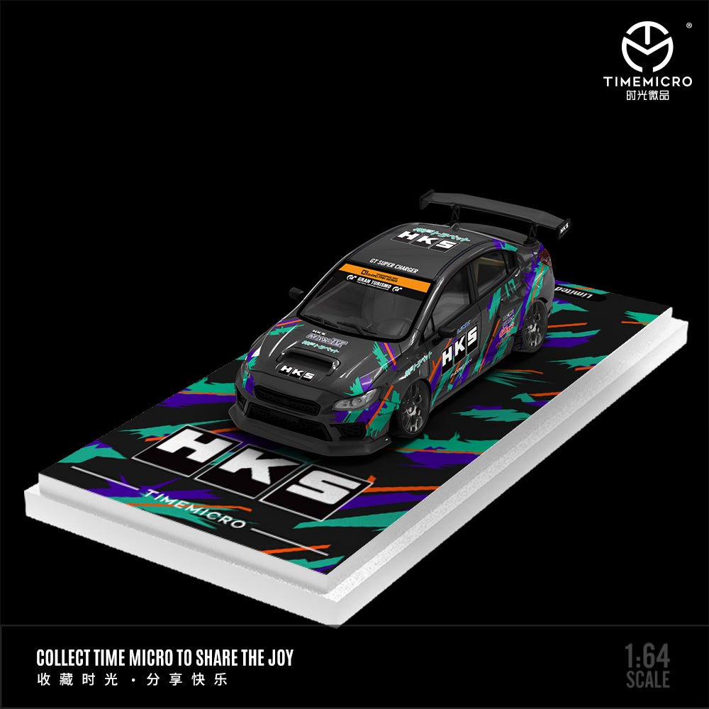 [ PREORDER ] TimeMicro - 1:64 Subaru Impreza WRX - STI diecast model - HKS livery Ordinary TM645426 - MODEL CARS UKMODEL CAR#INNO64##TARMAC##diecast_model#