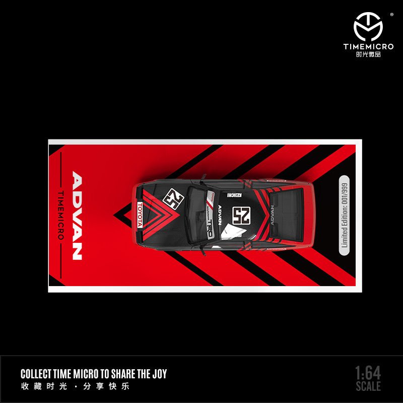 [PREORDER] TimeMicro 1/64 - TOYOTA ADVAN diecast model - Toyota AE86 ADVAN livery - MODEL CAR UKMODEL CAR#INNO64##TARMAC##diecast_model#