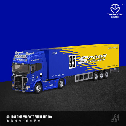 [PREORDER] TimeMicro TM 1/64 - Spoon series diecast model - Container truck Spoon - MODEL CAR UKMODEL CAR#INNO64##TARMAC##diecast_model#