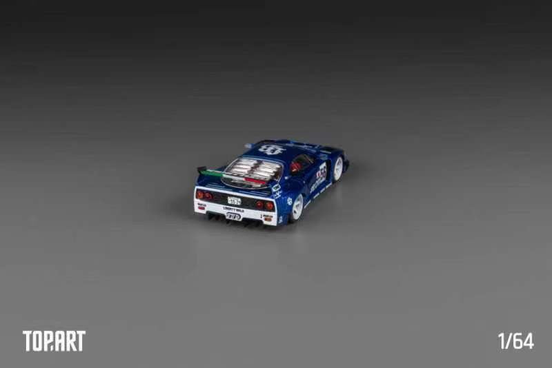 [ PREORDER ] Top Art - 1/64 LBWK F40 diecast model (LBWK officially licensed product) - Chrome pilot blue - MODEL CARS UKMODEL CAR#INNO64##TARMAC##diecast_model#