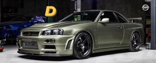 [PREORDER] TOPART & DCT - 1/64 R34 Z-Tune diecast model - Jade Green - MODEL CAR UKMODEL CAR#INNO64##TARMAC##diecast_model#