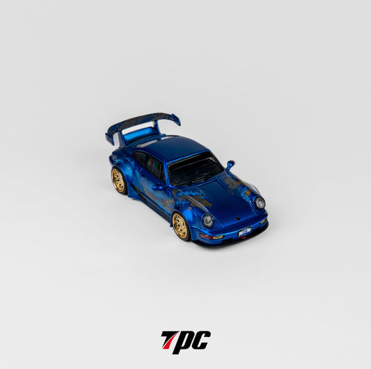 [ PREORDER ] TPC - 1/64 RWB 964 diecast model - Transparent Blue - MODEL CARS UKMODEL CAR#INNO64##TARMAC##diecast_model#