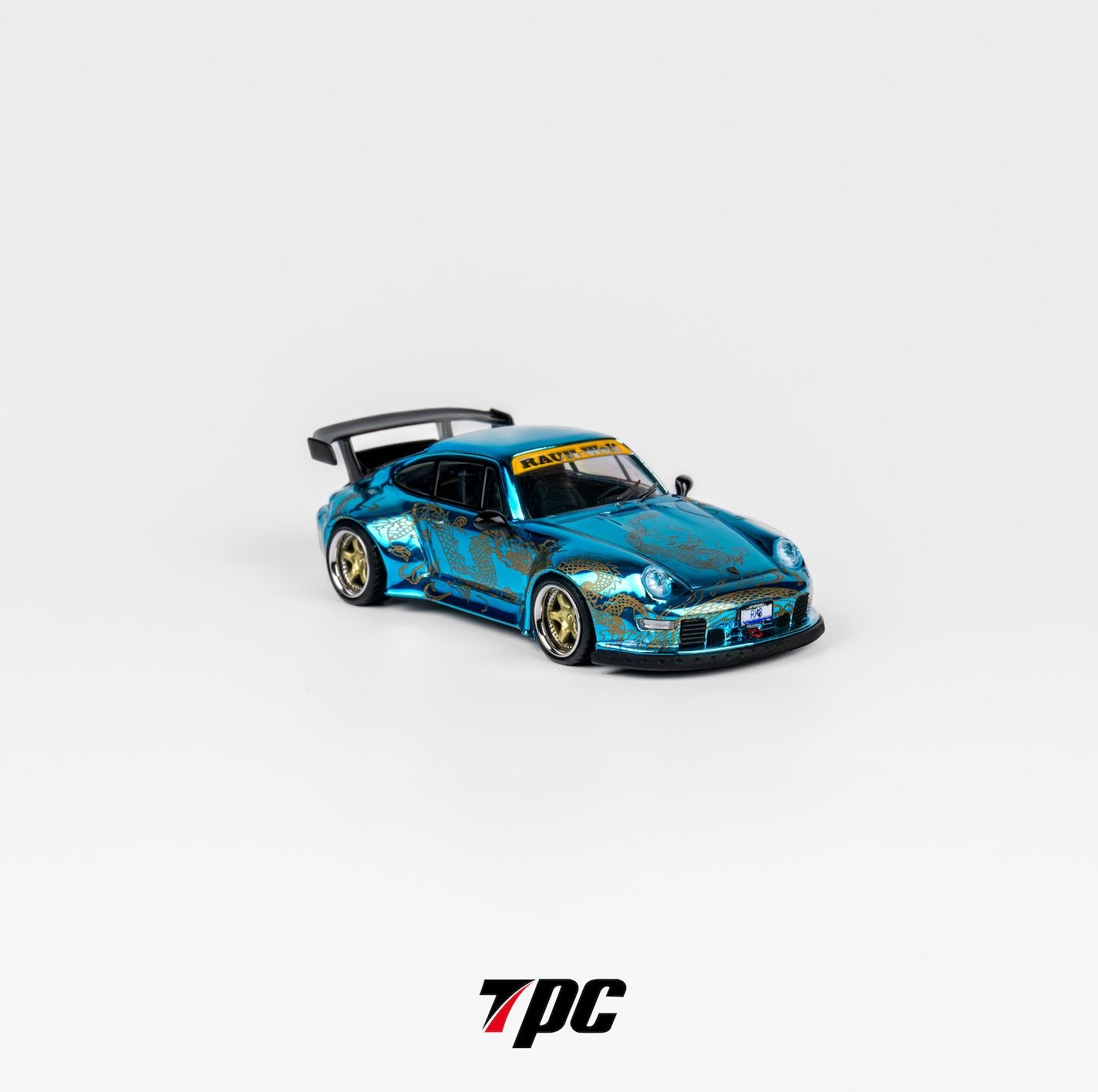 [ PREORDER ] TPC - 1/64 RWB 993 diecast model - Chrome blue - MODEL CARS UKMODEL CAR#INNO64##TARMAC##diecast_model#