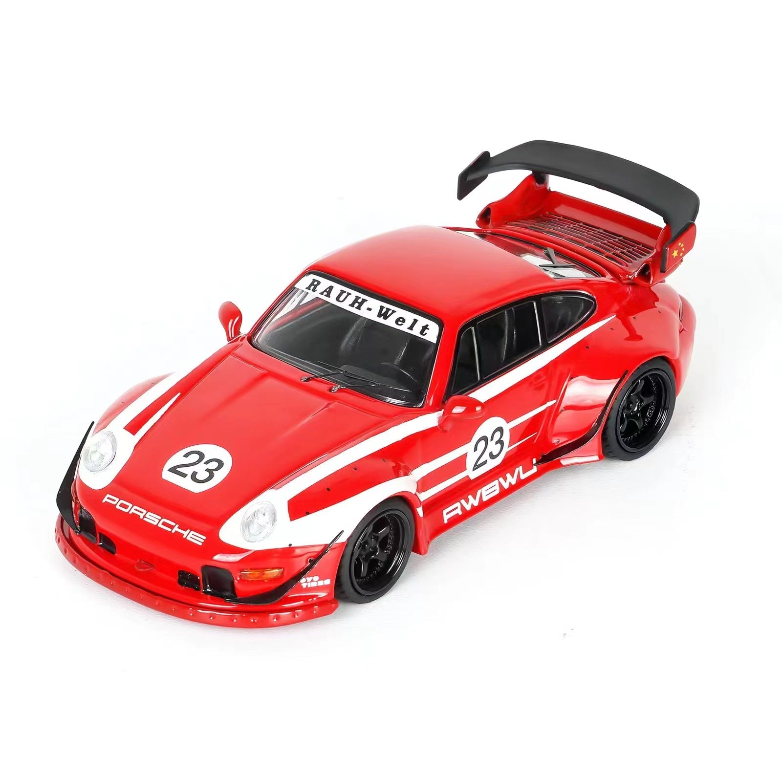 [ PREORDER ] XF Model - 1/64 Porsche RWB993 diecast model - Red - MODEL CARS UKMODEL CAR#INNO64##TARMAC##diecast_model#