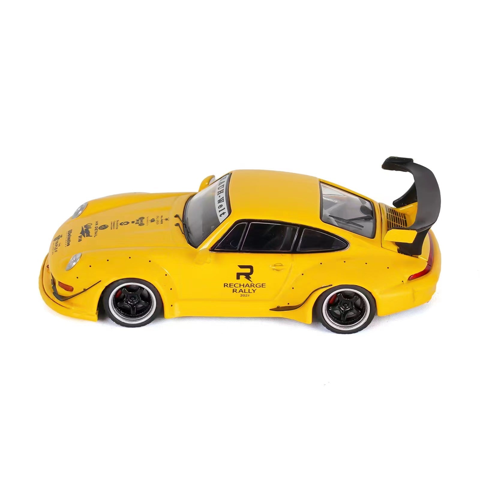 [ PREORDER ] XF Model - 1/64 Porsche RWB993 diecast model - YELLOW - MODEL CARS UKMODEL CAR#INNO64##TARMAC##diecast_model#