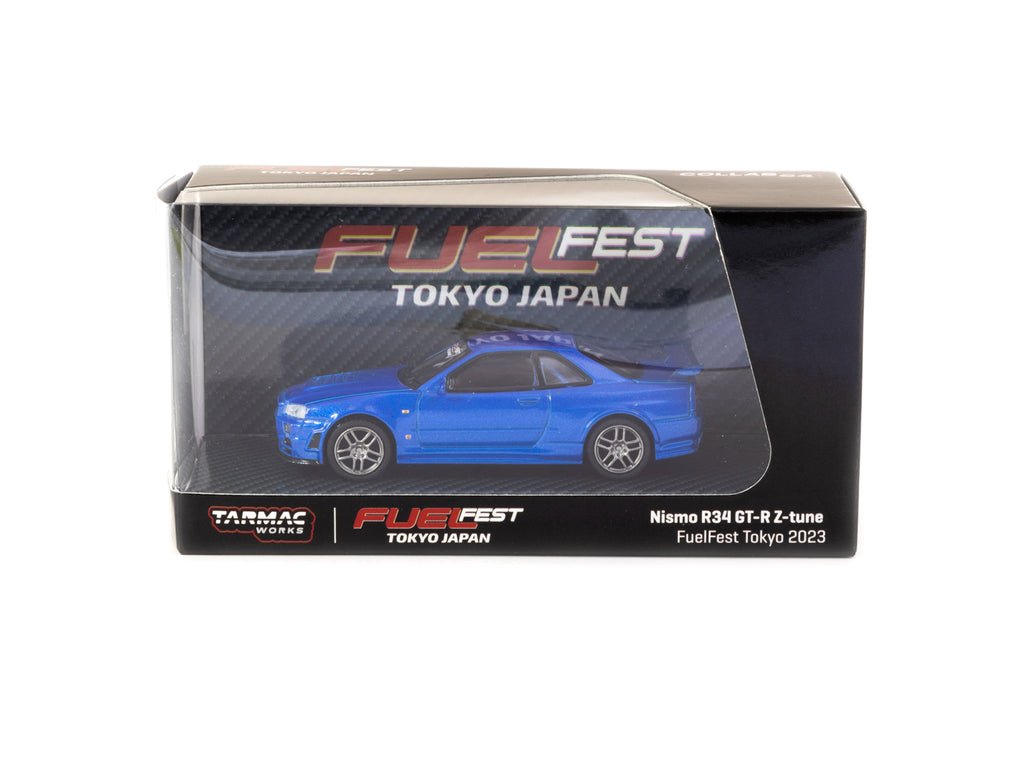 Schuco X Tarmac Works 1/64 Nismo R34 GT-R Z-tune FuelFest Tokyo 2023 - COLLAB64 - MODEL CAR UKMODEL CAR#INNO64##TARMAC##diecast_model#