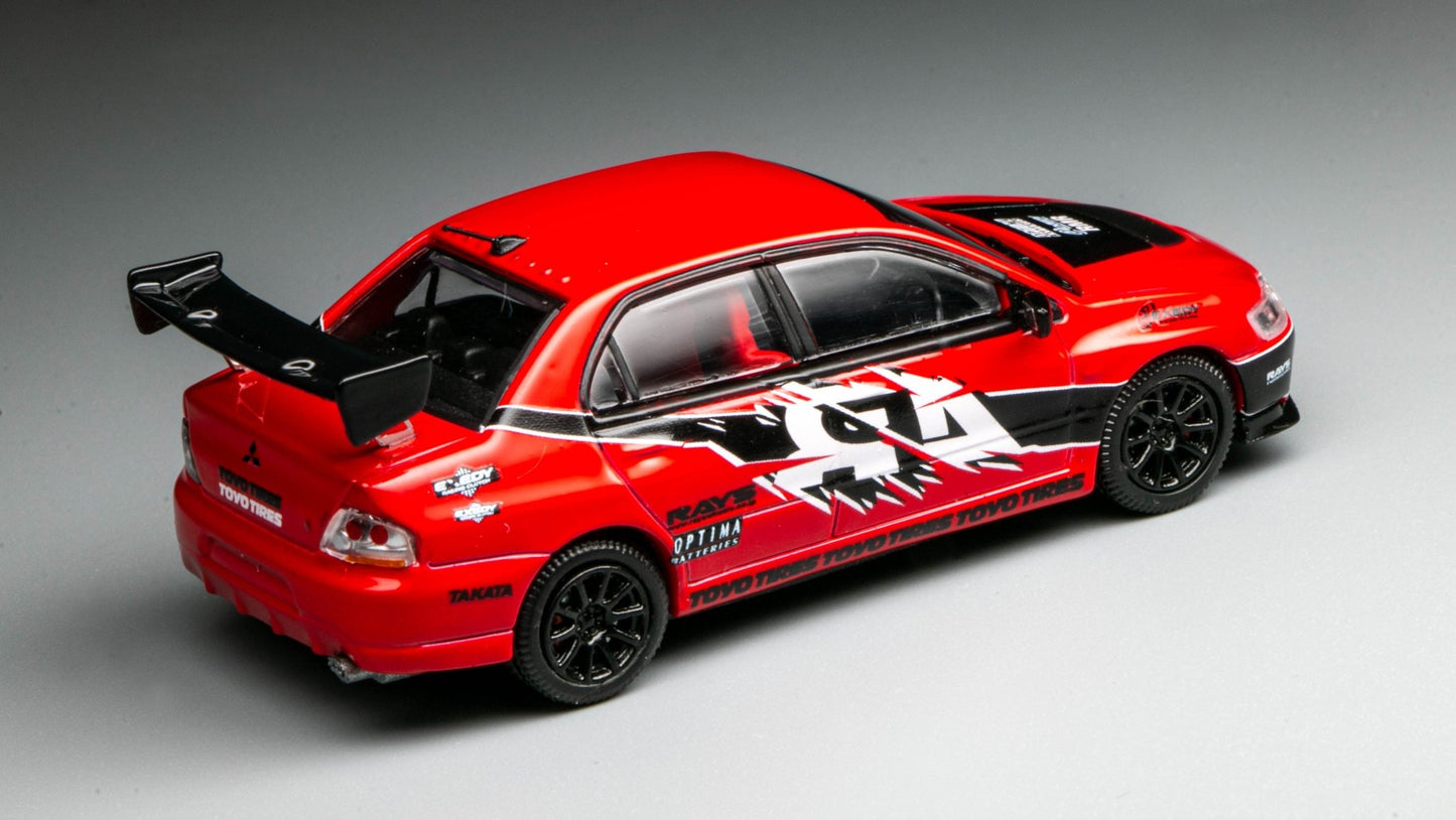 Speed GT 1/64 Lancer Evolution EVO IX Red Fast and Furious 3 Drift car diecast model. - MODEL CARS UKMODEL CAR#INNO64##TARMAC##diecast_model#