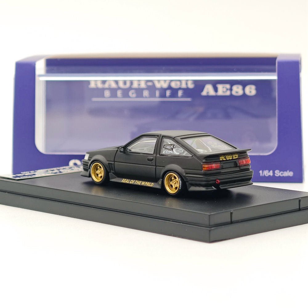 STREET WARRIOR - 1/64 RAUH-WELT RWB AE86 Diecast Models Car Limited Collection - BLACK - MODEL CARS UKMODEL CAR#INNO64##TARMAC##diecast_model#