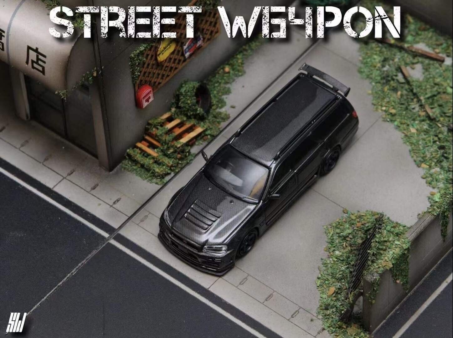 Street Weapon SW - 1/64 Nissan Stagea Skyline GT-R R34 WC34 260RS Wagon- Full Carbon - MODEL CAR UKMODEL CAR#INNO64##TARMAC##diecast_model#