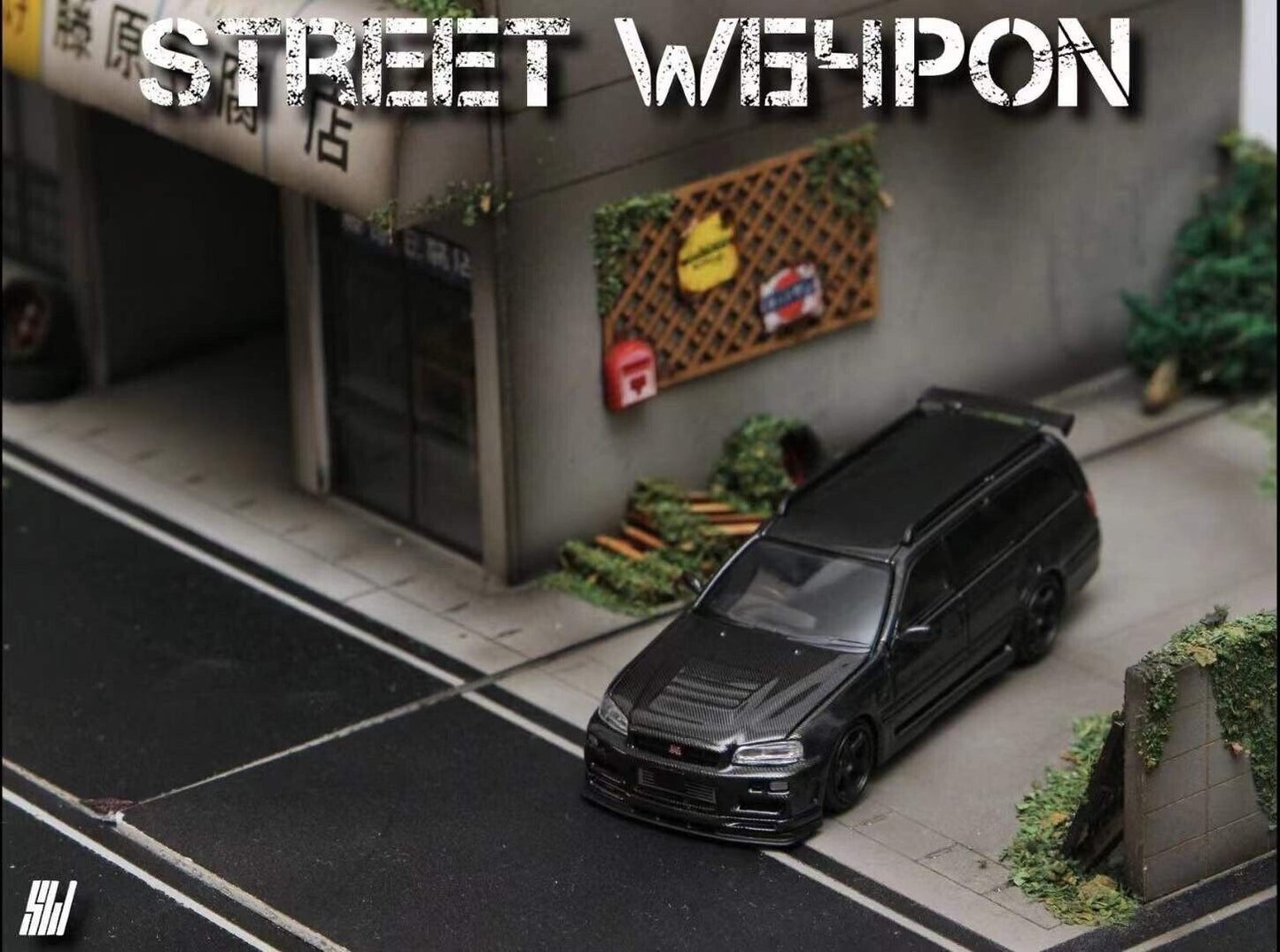 Street Weapon SW - 1/64 Nissan Stagea Skyline GT-R R34 WC34 260RS Wagon- Full Carbon - MODEL CAR UKMODEL CAR#INNO64##TARMAC##diecast_model#