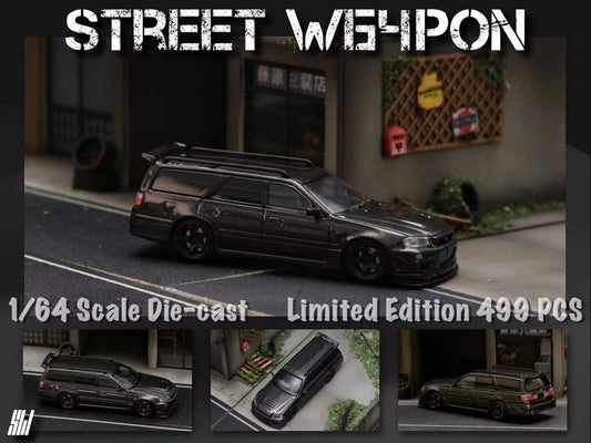 Street Weapon SW - 1/64 Nissan Stagea Skyline GT-R R34 WC34 260RS Wagon- Full Carbon - MODEL CAR UKMODEL CAR#INNO64##TARMAC##diecast_model#