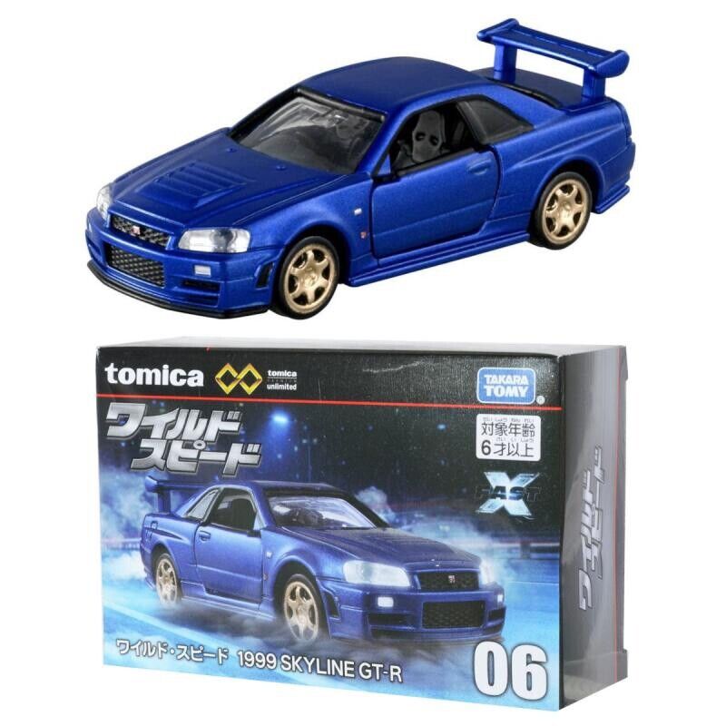 Takara Tomy Tomica Premium Unlimited - 06 1999 Nissan SKYLINE GT-R Fast & Furious - MODEL CAR UKMODEL CAR#INNO64##TARMAC##diecast_model#