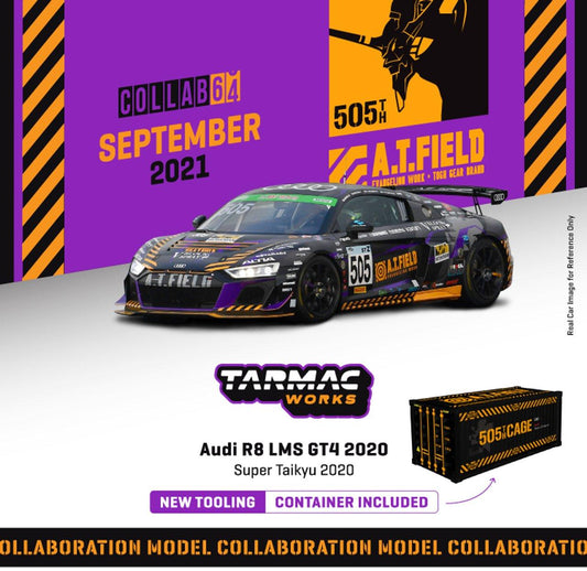 Tarmac Works 1/64 A.T.FIELD Audi R8 LMS GT4 Super Taikyu ST-Z 2020 #505 - MODEL CAR UKMODEL CAR#INNO64##TARMAC##diecast_model#