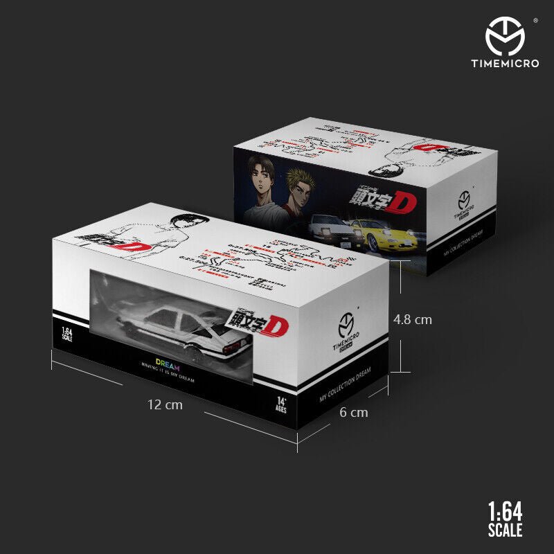 TimeMicro Dream - 1:64 Model Car Initial D AE86 Alloy Die-cast Vehicle - MODEL CARS UKMODEL CAR#INNO64##TARMAC##diecast_model#