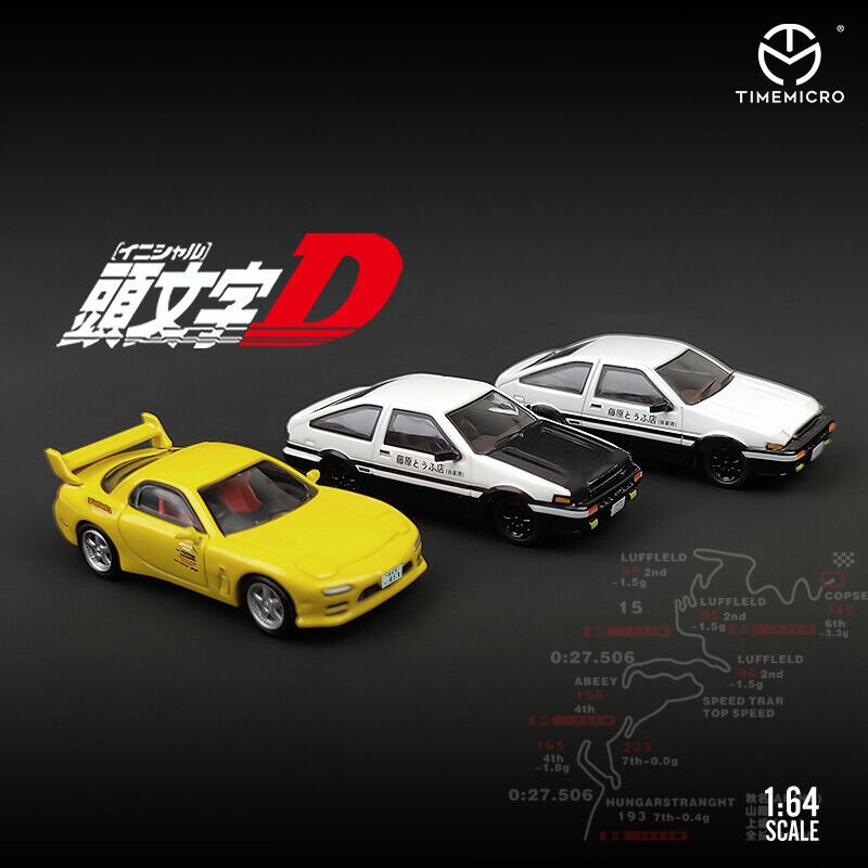 TimeMicro Dream - 1:64 Model Car Initial D AE86 Alloy Die-cast Vehicle -  MODEL CARS UK#INNO64##TARMAC##diecast_model#